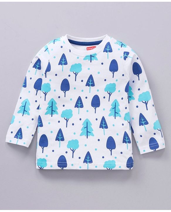 Babyhug Cotton Knit Full Sleeves Printed T-Shirts Pack of 5 -  Multicolour
