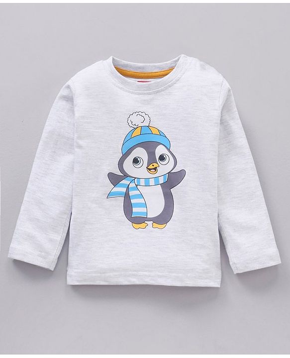 Babyhug Cotton Knit Full Sleeves Printed T-Shirts Pack of 5 -  Multicolour