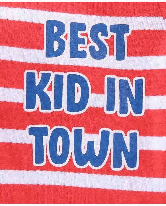 Babyhug Full Sleeves T-Shirts Text & Animals Print Pack Of 2 - Multicolor