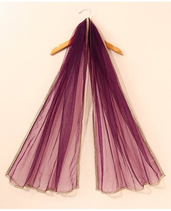 Babyhug Sleeveless Choli & Lehenga Set with Dupatta Ethnic Print - Purple