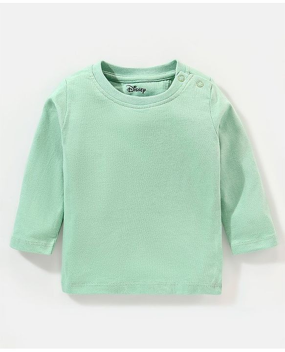 Babyhug Full Sleeves T-Shirt & Dungaree Lion King Embroidery - Green & White