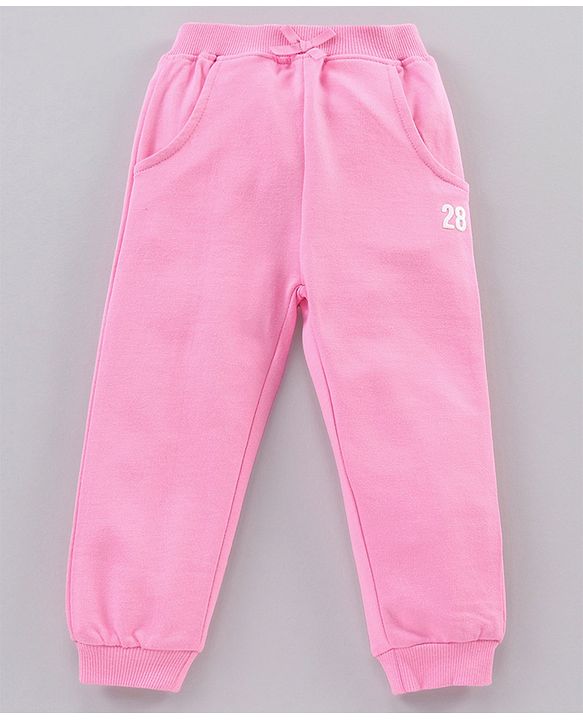 Babyhug Cotton Full Sleeves Minnie Mouse Printed SweatShirt & Solid Joggers - Blue Pink