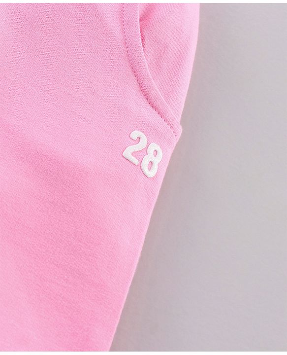 Babyhug Cotton Full Sleeves Minnie Mouse Printed SweatShirt & Solid Joggers - Blue Pink