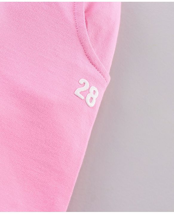 Babyhug Cotton Full Sleeves Minnie Mouse Printed SweatShirt & Solid Joggers - Blue Pink