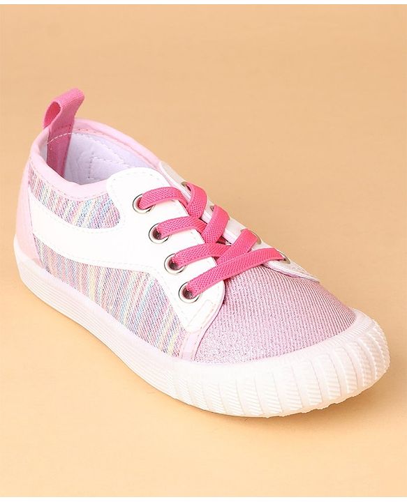 Cute Walk by Babyhug Solid Casual Shoes - Pink