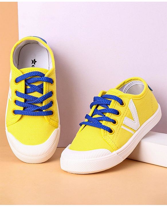 Cute Walk by Babyhug Slip On Casual Shoes with Lace Closure - Yellow