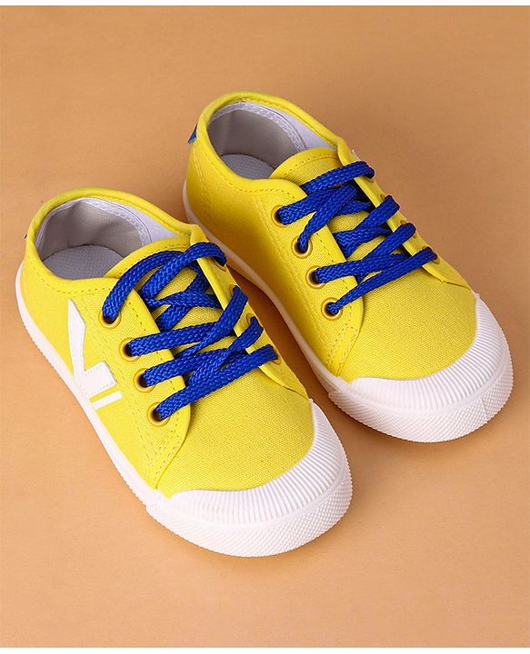 Cute Walk by Babyhug Slip On Casual Shoes with Lace Closure - Yellow