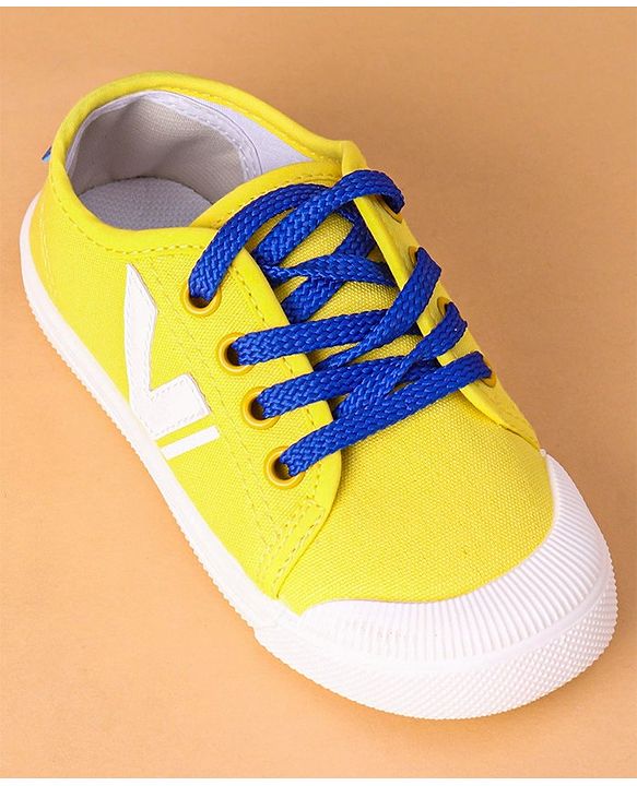 Cute Walk by Babyhug Slip On Casual Shoes with Lace Closure - Yellow