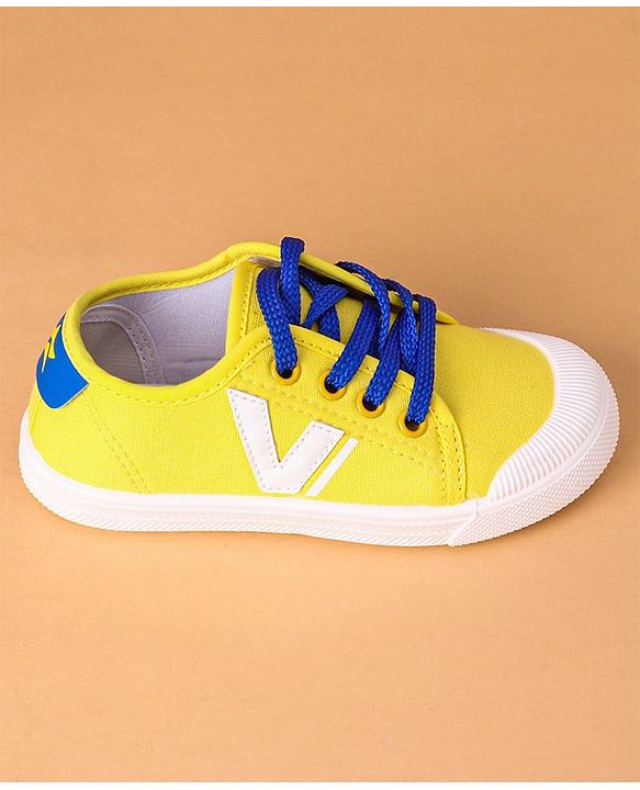 Cute Walk by Babyhug Slip On Casual Shoes with Lace Closure - Yellow