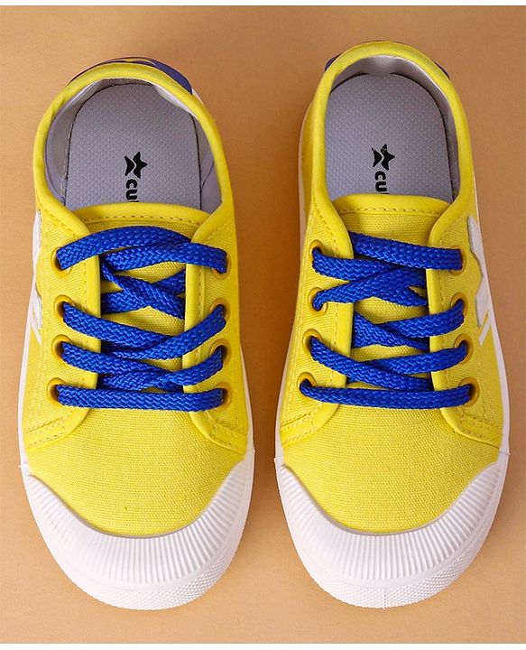 Cute Walk by Babyhug Slip On Casual Shoes with Lace Closure - Yellow