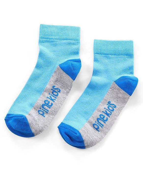 Pine Kids Regular Length Anti Microbial Washed Socks Pack of 5 (Color May Vary)