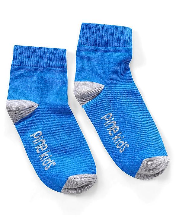 Pine Kids Regular Length Anti Microbial Washed Socks Pack of 5 (Color May Vary)