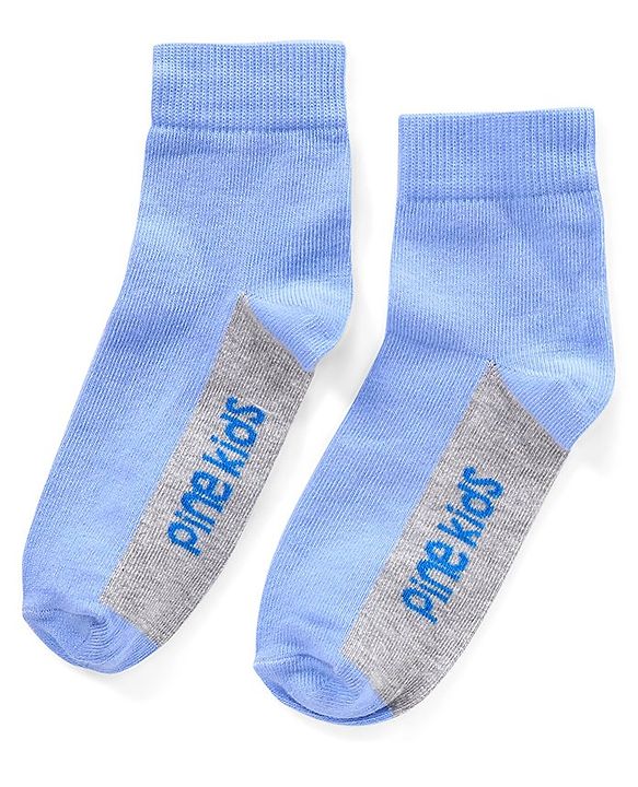 Pine Kids Regular Length Anti Microbial Washed Socks Pack of 5 (Color May Vary)