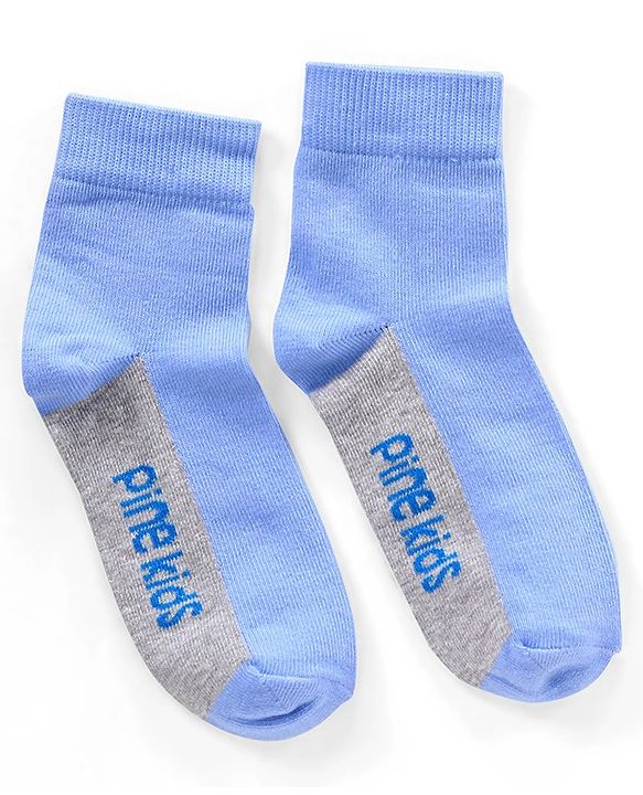 Pine Kids Regular Length Anti Microbial Washed Socks Pack of 5 (Color May Vary)