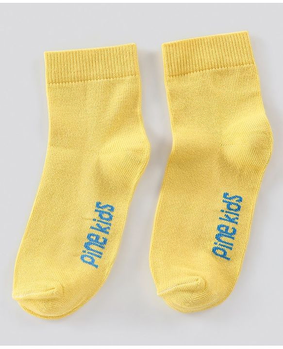 Pine Kids Regular Length Antimicrobial Socks Stripes Design Pack of 3 - Multicolor