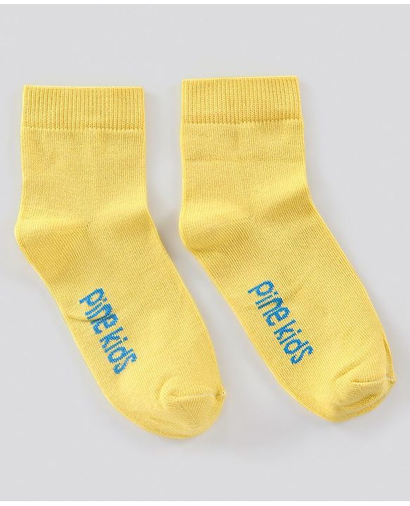 Pine Kids Regular Length Antimicrobial Socks Stripes Design Pack of 3 - Multicolor
