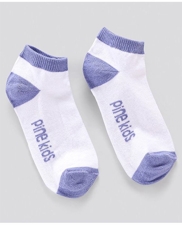 Pine Kids Anti Microbial and Striped Ankle Length Socks Pack of 3 Pairs (Color May Vary)