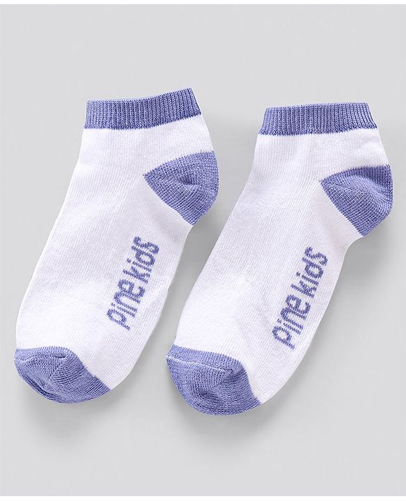 Pine Kids Anti Microbial and Striped Ankle Length Socks Pack of 3 Pairs (Color May Vary)
