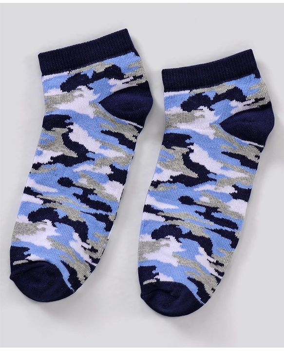 Pine Kids Ankle Length Non-Terry Anti-Microbial Socks Pack of 3 (Colour May Vary)
