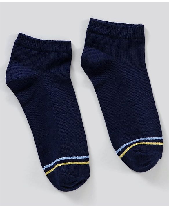 Pine Kids Ankle Length Non-Terry Anti-Microbial Socks Pack of 3 (Colour May Vary)