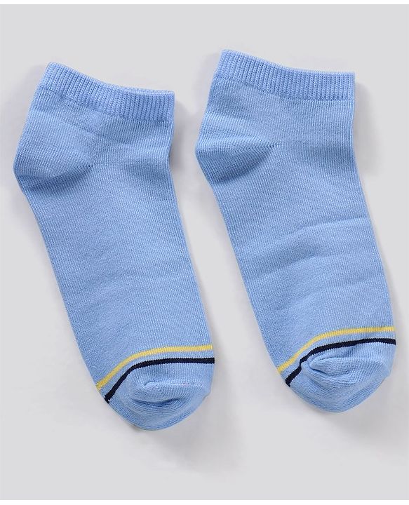 Pine Kids Ankle Length Non-Terry Anti-Microbial Socks Pack of 3 (Colour May Vary)
