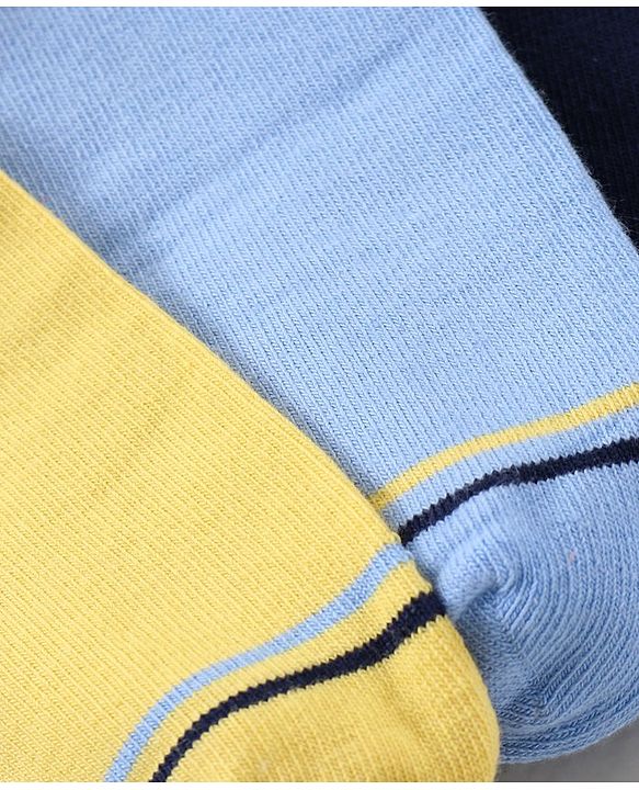 Pine Kids Ankle Length Non-Terry Anti-Microbial Socks Pack of 3 (Colour May Vary)