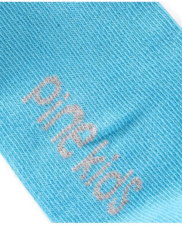 Pine Kids Regular Length Antimicrobial Socks Text Design Pack of 3 - Multicolor