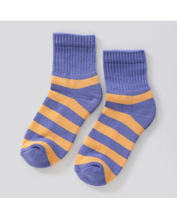 Pine Kids Ankle Length Anti Microbial Washed Terry Socks Pack of 3 (Color May Vary)