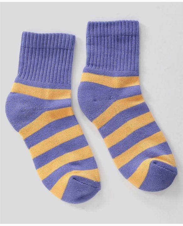 Pine Kids Ankle Length Anti Microbial Washed Terry Socks Pack of 3 (Color May Vary)