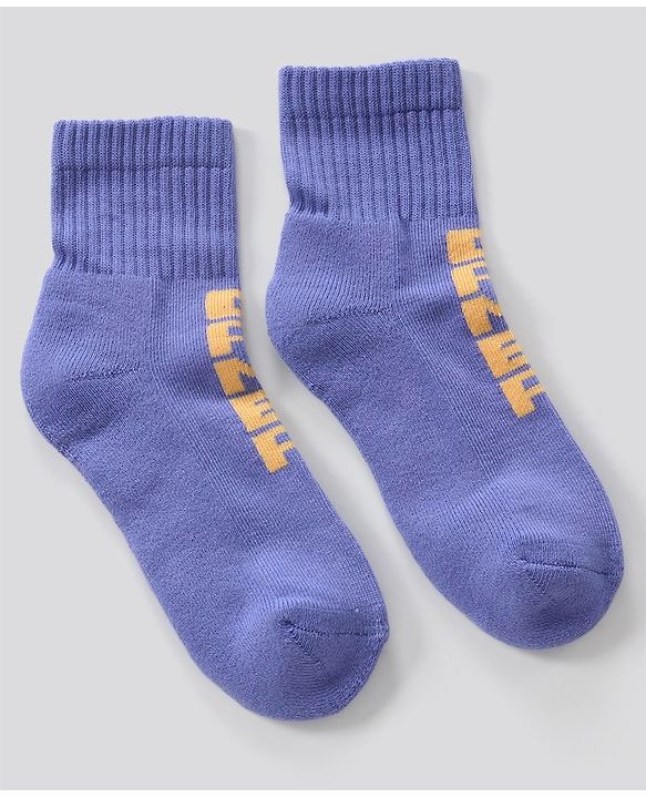Pine Kids Ankle Length Anti Microbial Washed Terry Socks Pack of 3 (Color May Vary)
