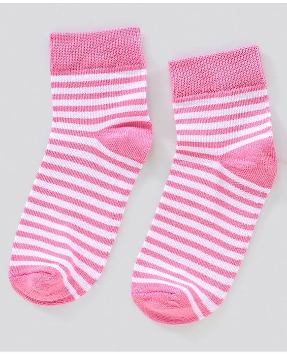 Pine Kids Anti Bacterial Ankle Length Printed Socks Pack Of 3 - Multicolour