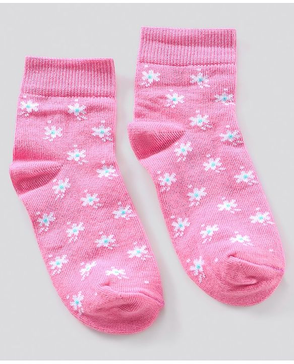 Pine Kids Anti Bacterial Ankle Length Printed Socks Pack Of 3 - Multicolour