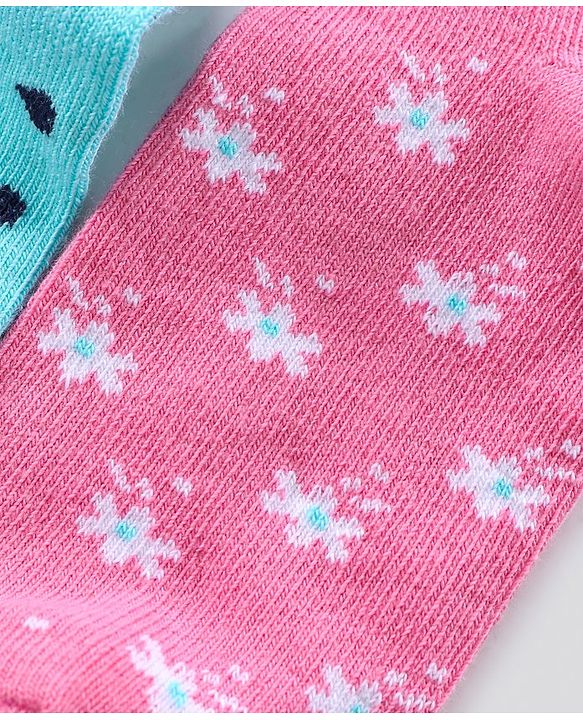 Pine Kids Anti Bacterial Ankle Length Printed Socks Pack Of 3 - Multicolour