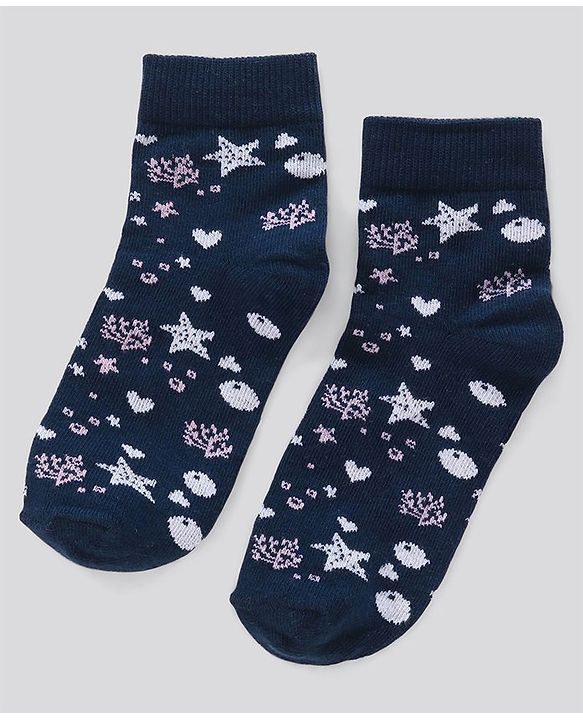 Pine Kids Regular Length Anti Microbial Washed Socks Pack of 3 (Color May Vary)