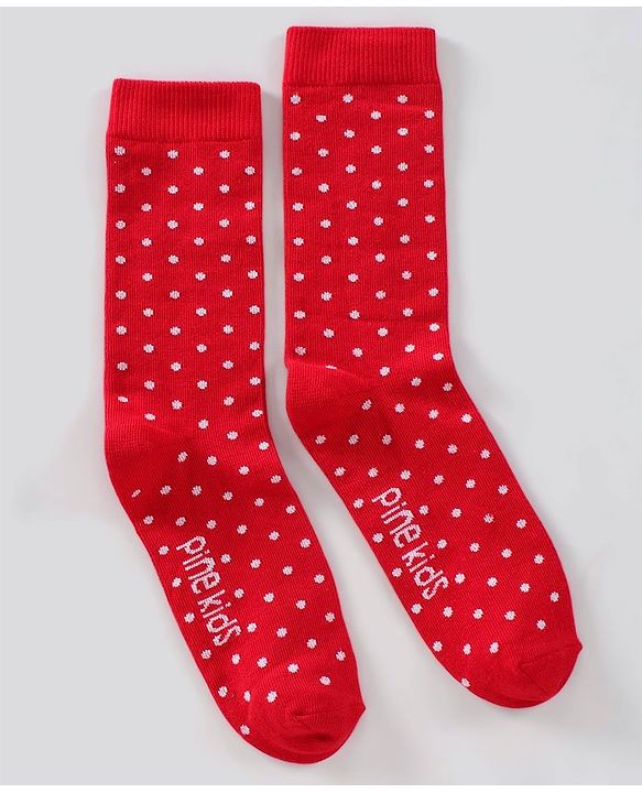 Pine Kids Mid-Calf Non-Terry Anti-Microbial Socks Pack of 3 (Colour May Vary)