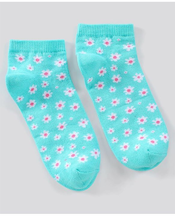 Pine Kids Ankle Length Non-Terry Anti-Microbial Socks Pack of 3 (Colour May Vary)