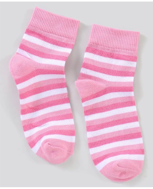 Pine Kids Regular Length Non-Terry Anti-Microbial Socks Pack of 3 (Colour May Vary)