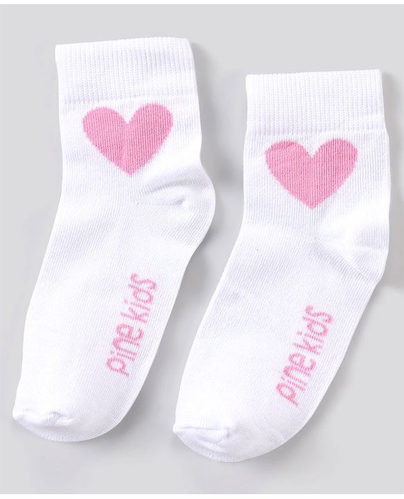 Pine Kids Regular Length Non-Terry Anti-Microbial Socks Pack of 3 (Colour May Vary)