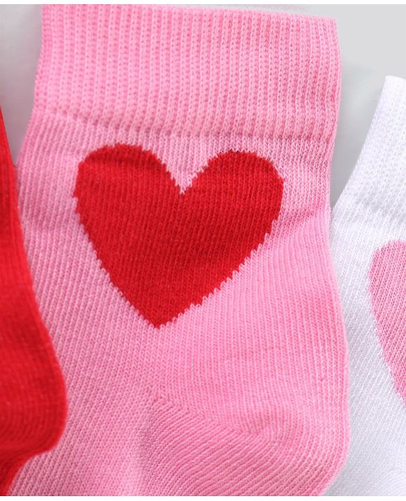 Pine Kids Regular Length Non-Terry Anti-Microbial Socks Pack of 3 (Colour May Vary)