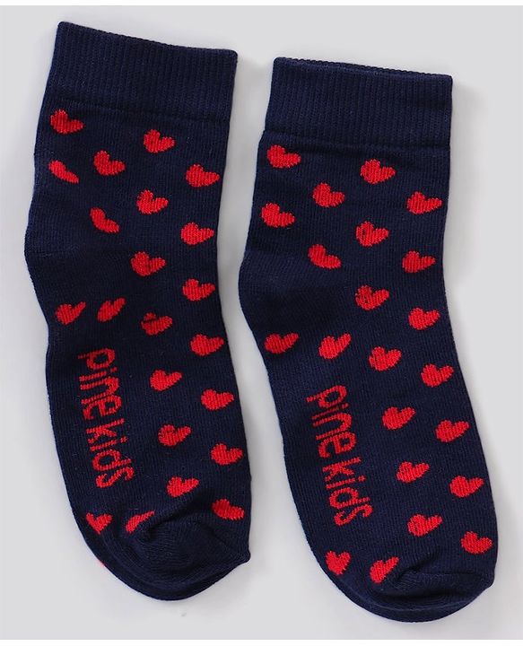 Pine Kids Regular Length Non-Terry Anti-Microbial Socks Pack of 3 (Colour May Vary)