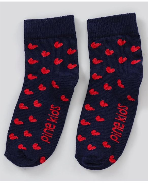 Pine Kids Regular Length Non-Terry Anti-Microbial Socks Pack of 3 (Colour May Vary)