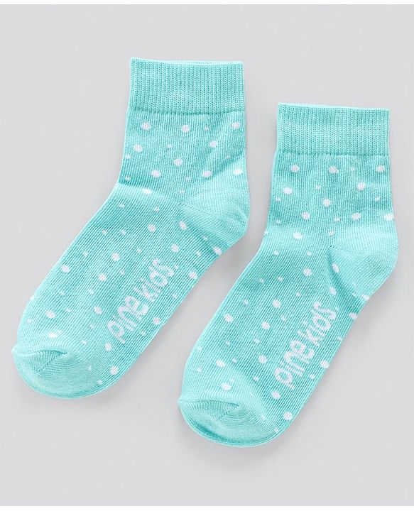 Pine Kids Anti Microbial Socks Dot Design Set of 3 Pairs (Color May Vary)