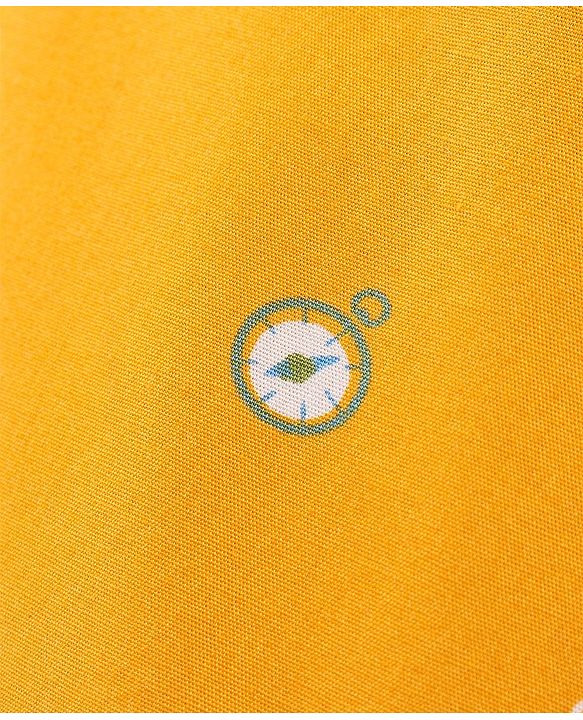 Babyhug Full Sleeves Shirt Multi Print - Yellow