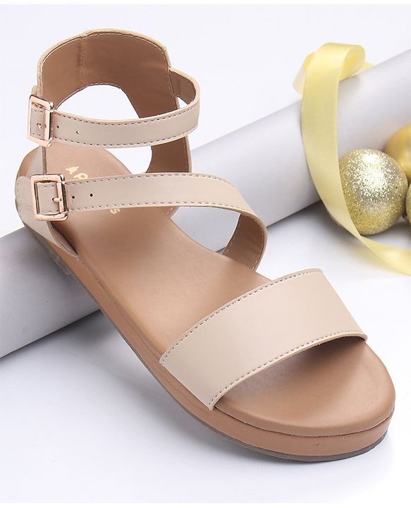 Pine Kids Party Wear Sandals with Clip on Closure - White