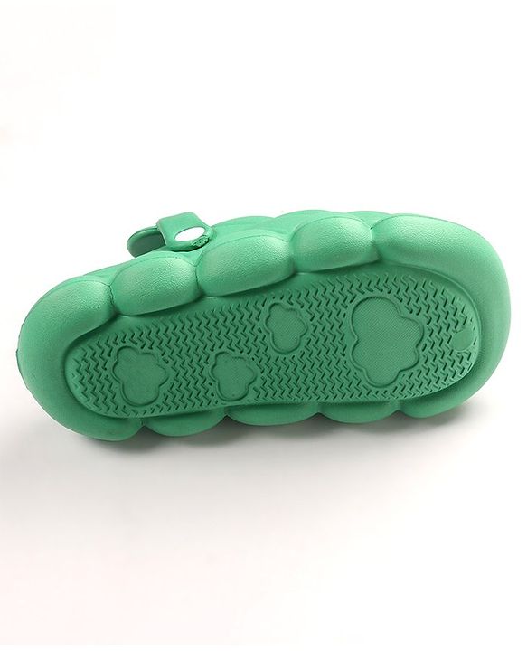 Cute Walk by Babyhug Slip On Clogs Cube Design Design - Green