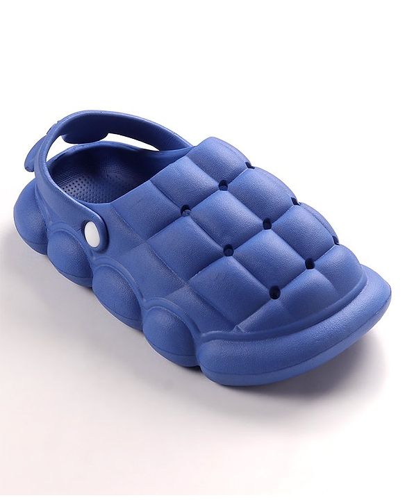 Cute Walk by Babyhug Slip On Clogs Cube Design Design - Blue