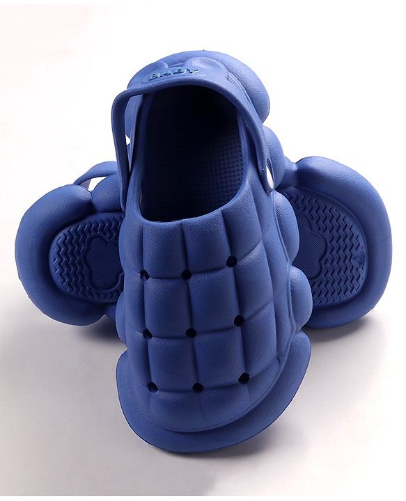 Cute Walk by Babyhug Slip On Clogs Cube Design Design - Blue
