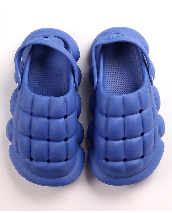 Cute Walk by Babyhug Slip On Clogs Cube Design Design - Blue