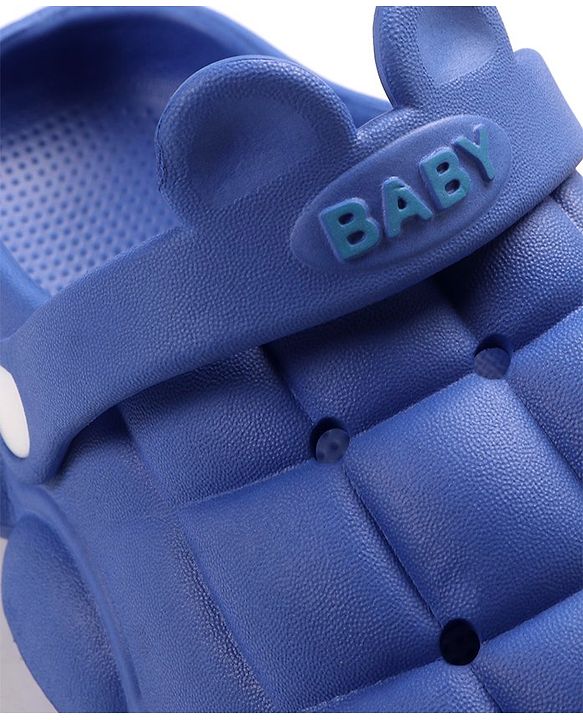 Cute Walk by Babyhug Slip On Clogs Cube Design Design - Blue