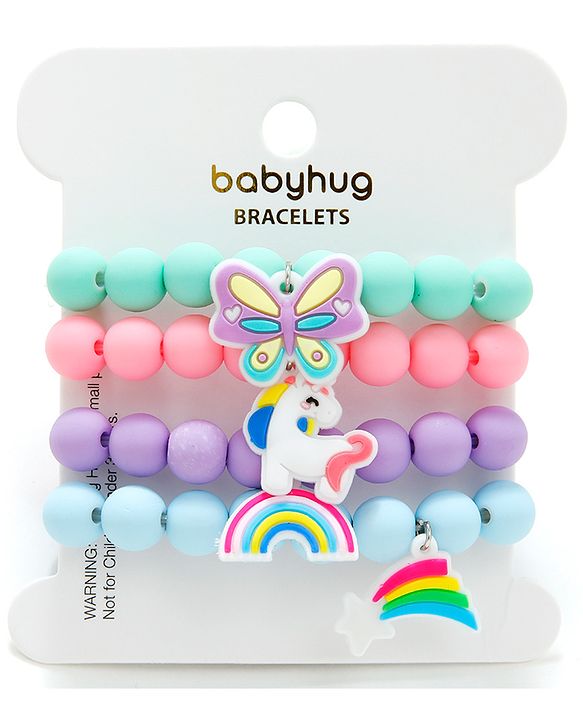 Babyhug Bracelet Pack of 4- Multicolor